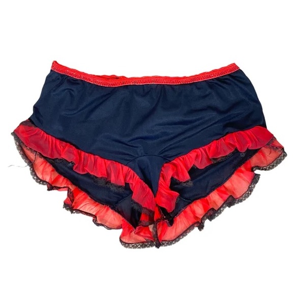 Lingerie Shorts 70s Shorts Hot Pants High Waist Shorts High Rise Hotpants - Picture 2 of 7